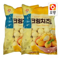 판매자 햇살누리 상품 크림치즈볼, 1kg, 2개