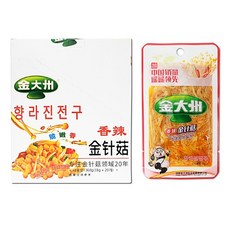 향라진전구 360g (18g x20개) 중국간식 금대주 마라 팽이버섯