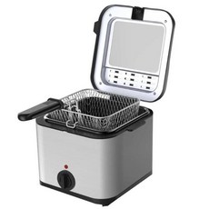 통합 자체 가열 전기 프라이어 프렌치 기계 You Tiao 가정용 스테인리스 스틸 220V 1000W, 01220V_01단일 탱크_02UK