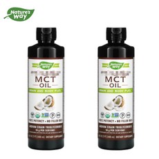네이처스웨이 MCT 오일 480ml 카프릴산 카프르산 2개