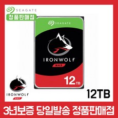 Seagate 아이언울프 12TB ST12000VN0008 씨게이트 NAS용 HDD 하드 - 아이언울프12tb