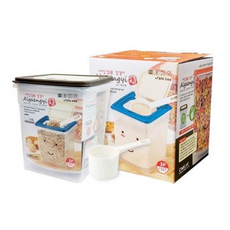 씨밀렉스 알갱이 잡곡통 1p + 뚜껑 1p + 계량컵 1p, 3개, 1개