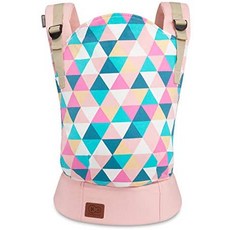 kk Kinderkraft 아기띠 힙시트 백효정 신생아 힙시트 Kinderkraft 베이비 캐리어 NINO 인체 공학적 슬링 홀더 가볍고 편안하고 조정 가능 2개의 운반 위치 : 앞면 배낭 신생아 용 3개월부터 20kg까지 IHDI 테스트 회색-90635, 단일옵션, 03.분홍