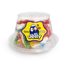 말랑말랑 픽컵 젤리 믹스 어린이 간식 베어젤리 지렁이, 1개, 100g, 랜덤발송