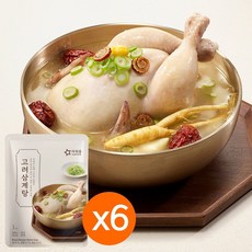 [아워홈] 고려삼계탕 800g(실온) x 6팩