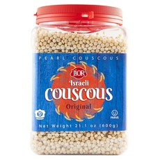 오리지널 이스라엘 펄 쿠스쿠스 600g (NON-GMO 코셔) Lior Israeli Pearl Couscous Original, 1개