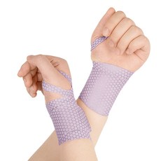 한현 1mm 얇은손목보호대 2개 2P FREE 좌우통용, 보라색
