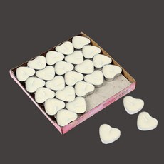 하트 티라이트 (50p 화이트) DK71, 1개