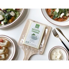 유기농 수제 리코타치즈 구워먹는치즈 베르크치즈, 리코타치즈 180g, 1개, 180g