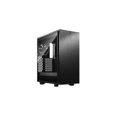 [미국] 910945 Fractal Design Define 7 Compact Black Brushed Aluminum/Steel ATX Compact Silent, 단일상품