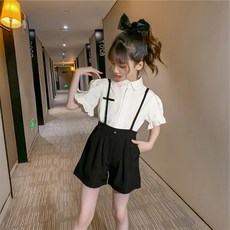 린넨멜빵반바지