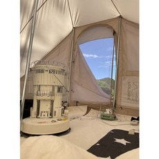 CAMPING DECO 하임플래닛 메버릭 카페트(10각 지퍼연결) 지퍼연결 가방포함, 모던베이지, 메버릭 10각 카페트(지퍼연결+가방포함)