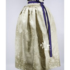 진베이지 양단 치마5845 한국무용 개량 한복 공연용 연습복 워십 댄스 무용복 풀치마 의상 이화