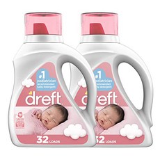 Dreft Stage 1: Newborn Hypoallergenic Baby Laundry Dreft Stage 1: 모두 저자극성 모두 세탁 세제 액체 비누(HE) 모두 신생, White, 1개, 822.14g