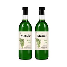 CJ메티에 청포도 향시럽 700ml 2개