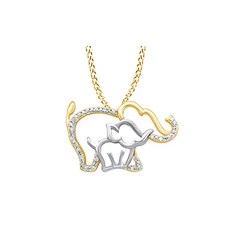 코끼리24k금팬던트