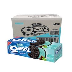 오레오 민트초코 쿠키, 80g, 24개