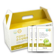 지성식품 건강미인 순수양배추진액 50팩, 1개, 5L