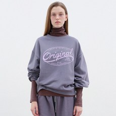 [벤시몽] [23FW] ORIGINAL LOGO SWEATSHIRT - CHARCOAL