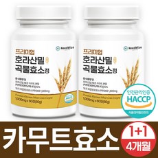 니드마이즈 카무트 호라산밀 곡물효소 정, 2개, 60정