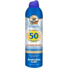 Australian Gold 익스트림 스포츠 Continuous 스프레이 선스크린 SPF 50 Broad Spectrum 170g 1개, 3개