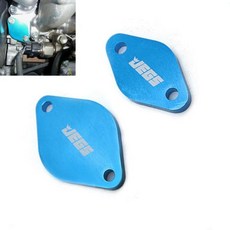JEGS EGR 블랭킹 플레이트 배기 가스 밸브 Hilux Vigo 터보 디젤 25L 30L 0514, 3)파란