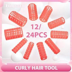 핫 고데 소녀 전기셋팅기 롤 무열 12 도구 미용 뱅 컬 개 러 24 컬링, 24pcs 36mm