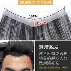 붙이는남자앞머리가발