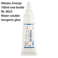 NITTAKU FINEZIP NL-9623 수용성 무기 접착제 00ML 본드 조립 용 탁구 고무 블레이드, 100ml