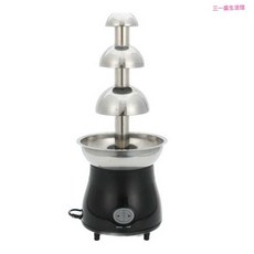 호텔 초콜릿 디저트 퐁듀분수 초코 중탕기 초콜릿분수, 1개, 스테인레스 스틸 3 층 초콜릿 분수 기계