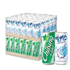 칠성사이다 250ml x 30캔 + 밀키스 250ml x 30캔, 1세트