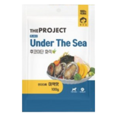 펫러닝 강아지 더프로젝트 PLAN2 언더더씨 후코이단 자연화식, SEA MUSTARD(미역), 100g, 60개