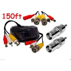 Wennow 150Ft BNC Video/Power/Audio Cable with Extension for/13718147