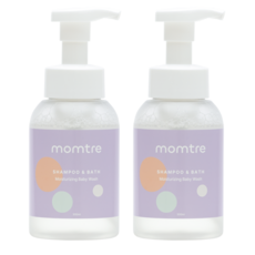 맘뜨레 아기 샴푸앤바스 거품형 베이비 올인원 워시, 2개, 300ml