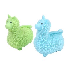 알파카 실리콘 라마요요 돌기 인형 복어 핫템, 핑크(대형), 1개 - 이미지 3