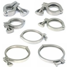 304 스테인리스 스틸 팅 트라이 클로버 클램프 페룰 0 5 75 1 2 OD 25mm 34mm 40/50mm 64mm, 50.5mm 1.5 in. TC, 1개