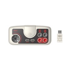 8bitdo PCE 코어 2.4G 컨트롤러 무선 게임 패드 닌텐도 스위치 PC 엔진 미니 USB 게임 패드 CoreGrafx 미니 TurboGrafx 16|게임 패드|, 단일(A0), 1개(A0), Dark Grey(A0)
