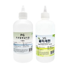 조이라이프 프로필렌글리콜 식물성 글리세린 PG 500g+VG 600g 세트