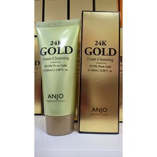 앙쥬 24K 골드 폼 클렌징, 100ml, 20개 - anjo24k