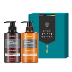 쿤달 헤어바디 2구 명절선물세트 E 화이트머스크향 1세트, 5세트