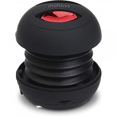 미니베이스 스피커 3.5mm Aux 오디오 입력이있는 Mohoss 휴대용 플러그 스피커 iPhone Android 스마트 폰용 충전식 외부