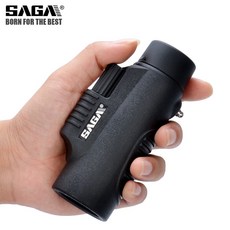 SAGA-BAK4 8x32 10x42 단안 망원경 HD 미니 단안 야외 사냥 캠핑 스코프 휴대폰, 1.8x32