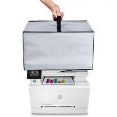 NUENSS ROR 분진커버 홀커터 분진 커버 무선 레이저젯 프린터용 먼지 HP 컬러 프로 MFP 4301fdw 4301fdn M283fdw 올인원 레이저 프린터 내전성 나일론, silver, 1개