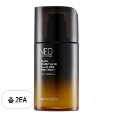 더페이스샵 네오 클래식 옴므 블랙 에센셜 80 올인원 트리트먼트, 110ml, 2개