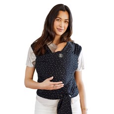 Moby Wrap Baby Carrier | Classic | Baby Wrap Carri 모비랩 베이비 캐리어 | 클래식 | 및 용 랩 캐리어 | #1 베이비 랩, 블랙 패턴