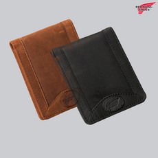 레드윙 2단 가죽지갑 블랙(black) 브라운(bronw)