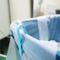 휴지통 쓰레기봉투 고정 클립 홀더, 1개
