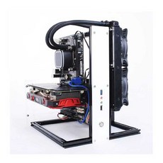 개방형 컴퓨터 케이스 커스텀 알루미늄 섀시 PC