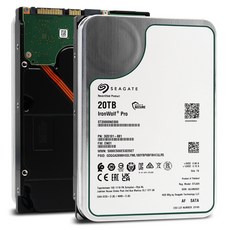 Seagate Ironwolf Pro 20TB SATA 7200RPM 3.5 NAS HDD 하드디스크[세금포함] [정품] - ST20000NE000 노트북 PC 컴퓨터 296235 - hdd20tb