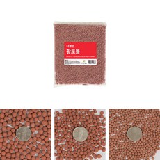 화분월드 더좋은 황토볼 1.7kg 수경재배 분갈이흙 하이드로볼, 황토볼(소포장)(중립)